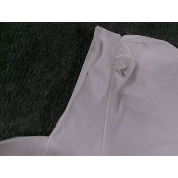 Altar'd State Dress Womens XS White Puff Sleeve Square Neck A-Line Mini Dress - Picture 7 of 10